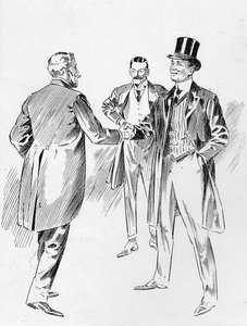 「The Graphic」に掲載された「The Reassmbling of Parliament」というタイトルの記事からの挨拶 作： Ralph Cleaver